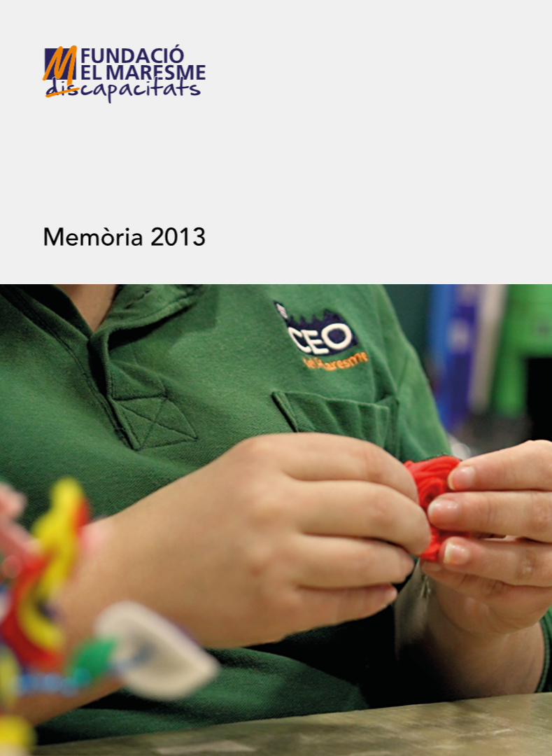 Memòria 2013 Fundació Maresme