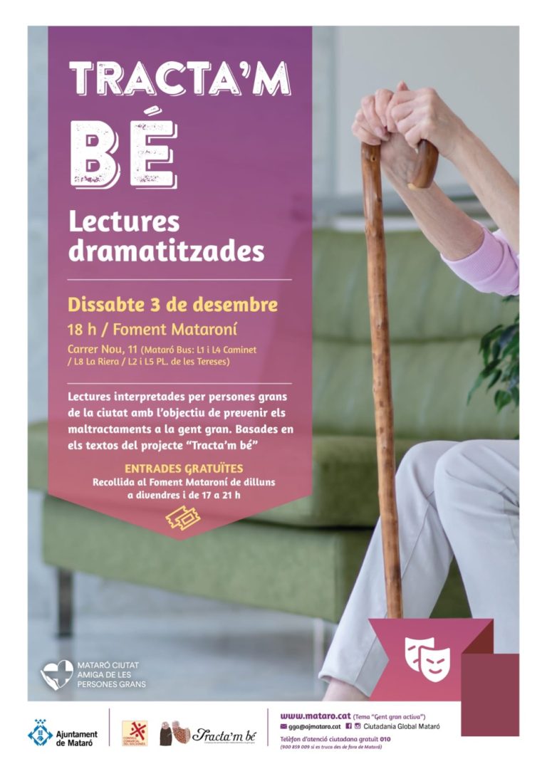 TRACTA’M BÉ – Lectures Dramatitzades