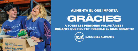 Gràcies per la teva participació en el Gran Recapte