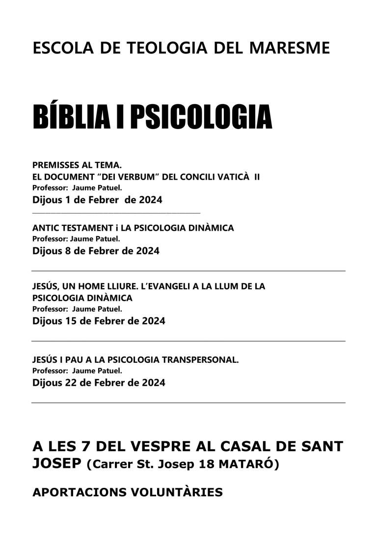 Escola de Teologia del Maresme