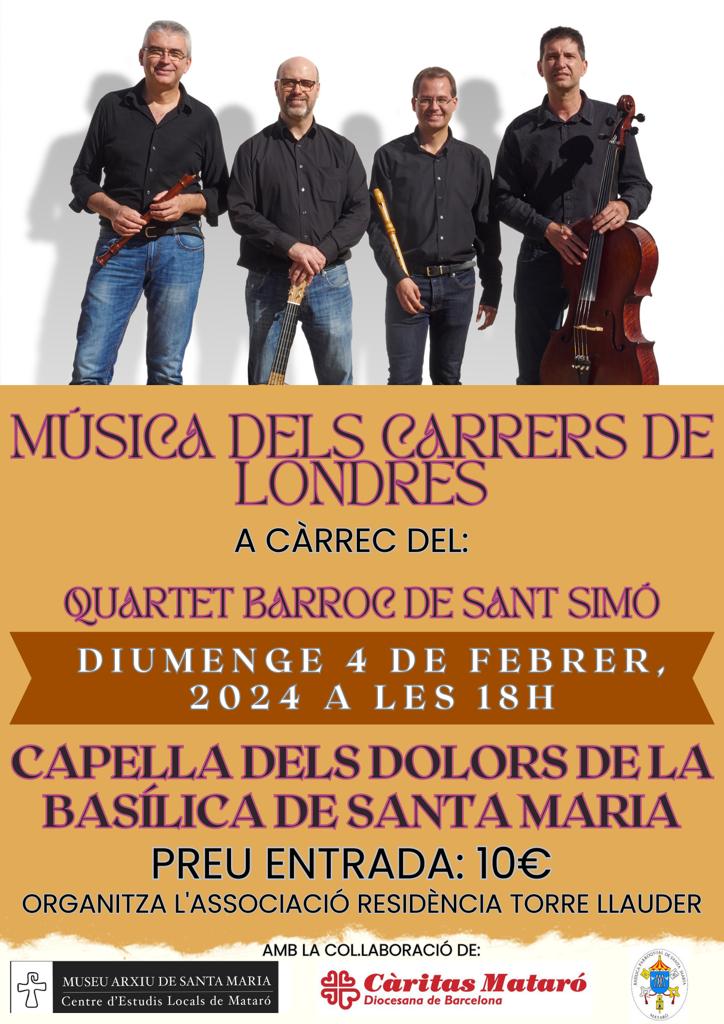 Concert a benefici de la Residencia Torre Llauder 4/2/2024