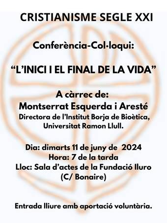 Conferència dia 11 de juny-Fundació Iluro 7 de la tarda