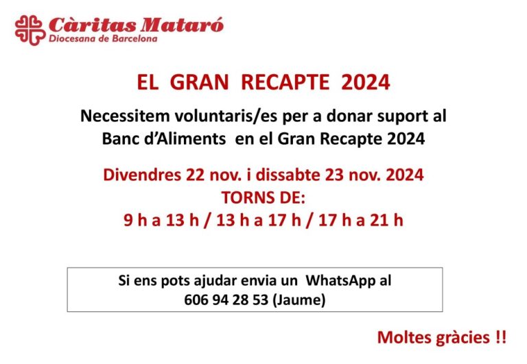 GRAN RECAPTE 2024