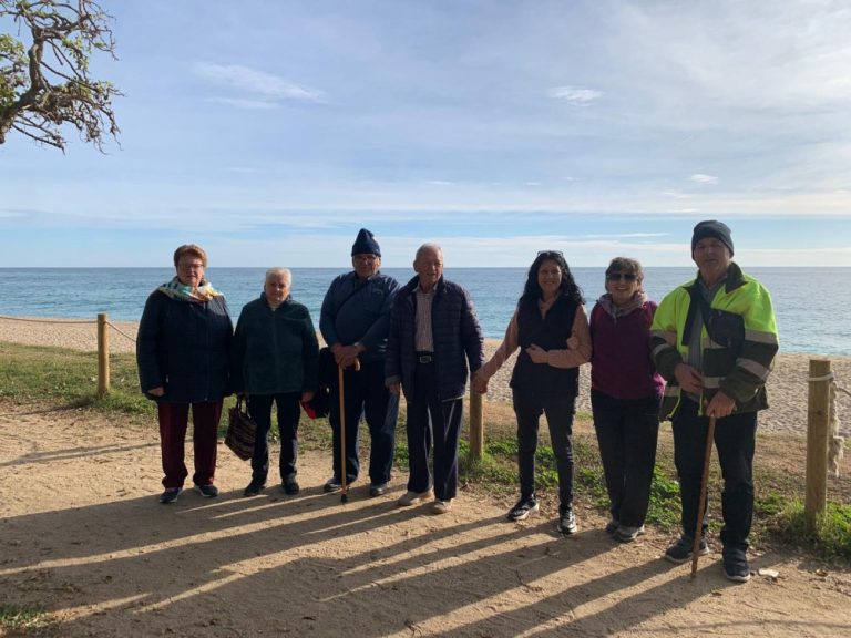 Sortides dels residents de Torre Llauder, acompanyats per voluntaris de Càritas